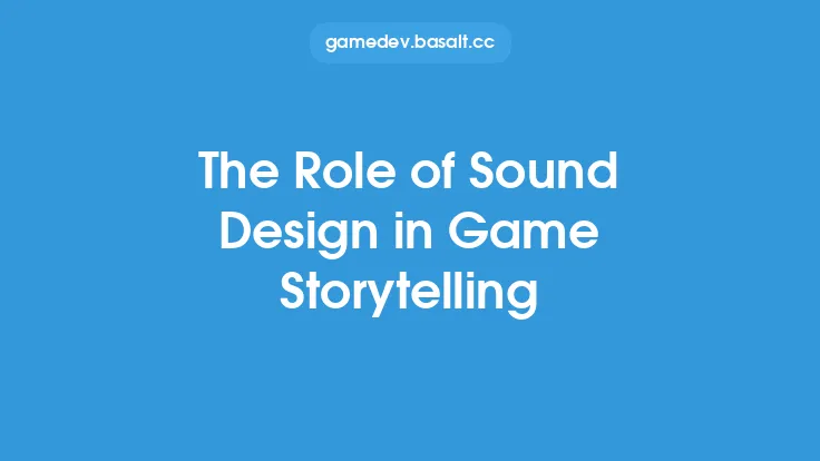 The Role of Sound Design in Game Storytelling Thumbnail