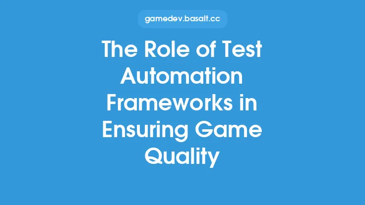 The Role of Test Automation Frameworks in Ensuring Game Quality Thumbnail