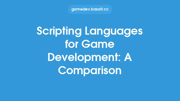 Scripting Languages for Game Development: A Comparison Thumbnail