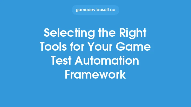 Selecting the Right Tools for Your Game Test Automation Framework Thumbnail