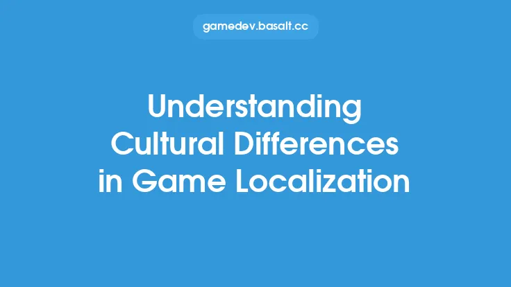 Understanding Cultural Differences in Game Localization Thumbnail