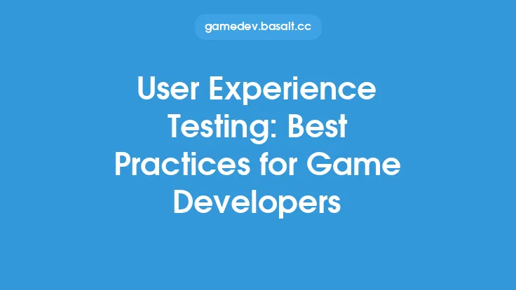 User Experience Testing: Best Practices for Game Developers Thumbnail