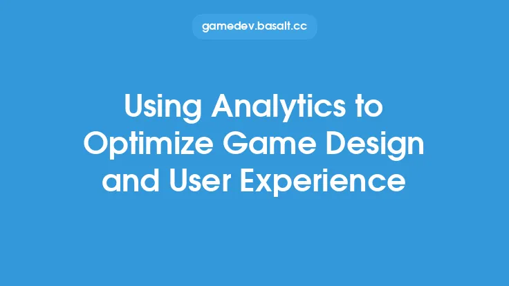 Using Analytics to Optimize Game Design and User Experience Thumbnail