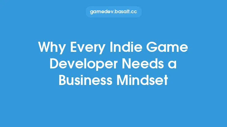 Why Every Indie Game Developer Needs a Business Mindset Thumbnail